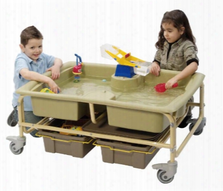 Premium Sand And Water Sensory Center - Earthtone