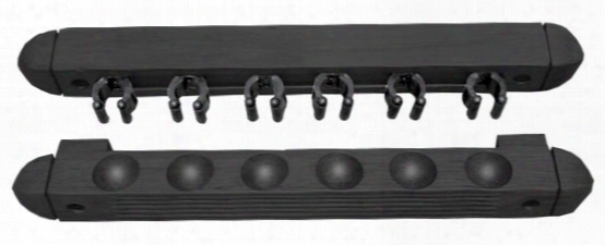 Roman Style 2 Piece Wall Rack For 6 Cues