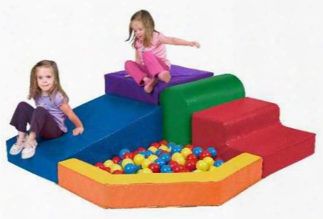 Softzone Primary Climber With Ball Pool Playcenter