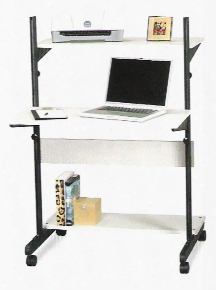 Soho Adjustable Computer Workstation - Blackoak