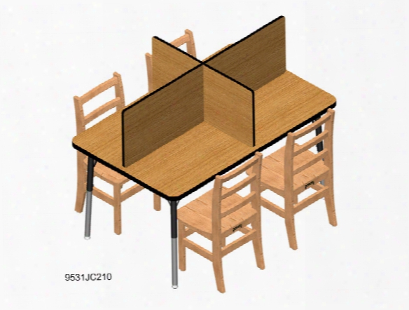 Study Carrel - Fits Tables 30 X 48