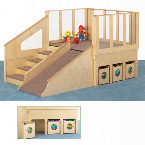 Tiny Tots Loft With 6 Bins