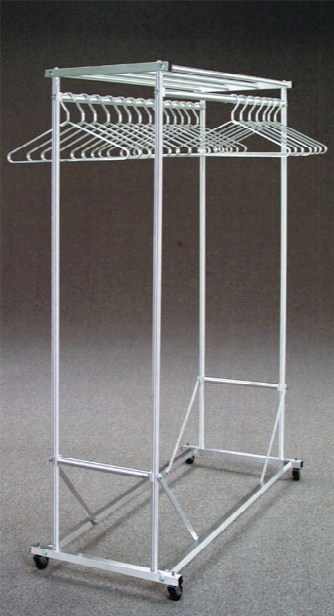 Wardrobe Rack - 4 Foot Length 32 To 40 Coat Capacity