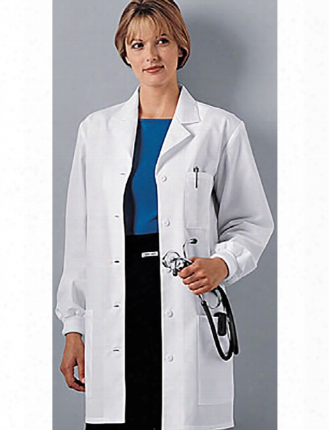 Cherokee 32" Lab Coat - White - Female - Women's Scrubs