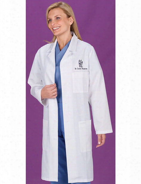 Cherokee 40" Unisex Lab Coat - White - Unisex - Unisex