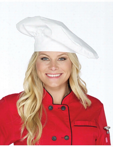 Five Star Chef Apparel Five Star Chef Apparel White Chef Hat - Unisex - Chefwear