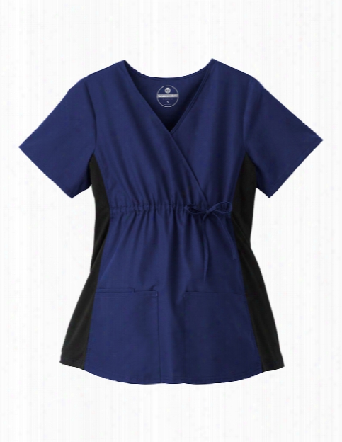 Fundamentals Maternity Scrub Top - New Navy - Female - Women's Scrubs