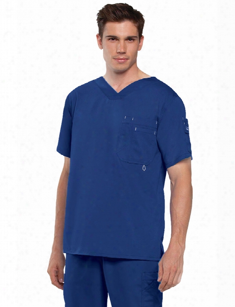 Grey's Anatomy Clearance Men's Derek Scrub Top - Twilight - Male - Men's Scrubs