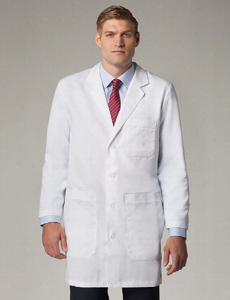 Grey's Anatomy Men's Tablet Pocket 37" Lab Coat - White - Male - Men's Scrubs