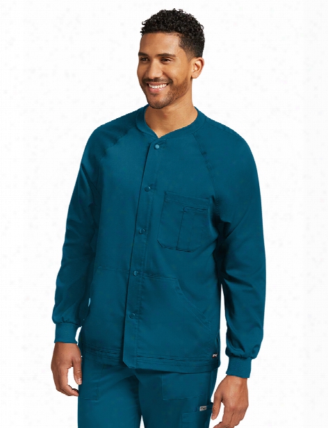 Grey's Anatomy Men's Warm-up Jacket - Bahama - Male - Men's Scrubs