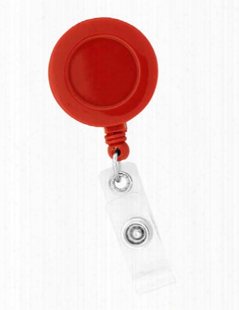 Think Medical Solid Badge Reel - Red - Unisex - Medical Supplies