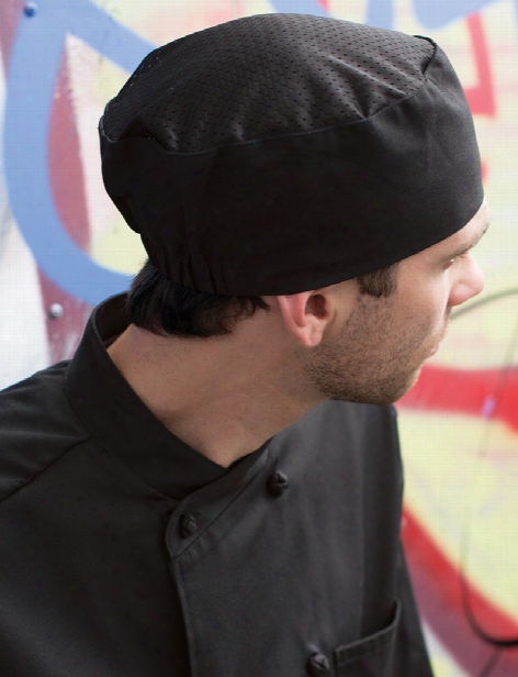 Uncommon  Threads Kool Mesh Beanie - Black - Unisex - Chefwear