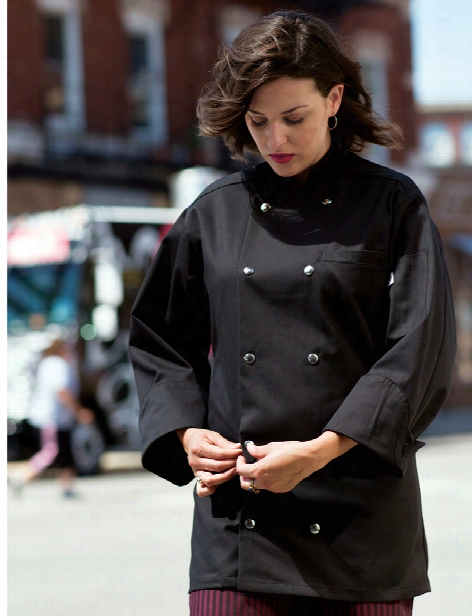 Uncommon Threads Reaction Chef Coat - Black - Unisex - Chefwear