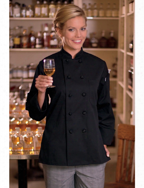 Uncommon Threads Sedona Chef Coat - Black - Unisex - Chefwear