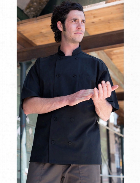 Uncommon Threads Tingo Chef Coat - Black - Unisex - Chefwear