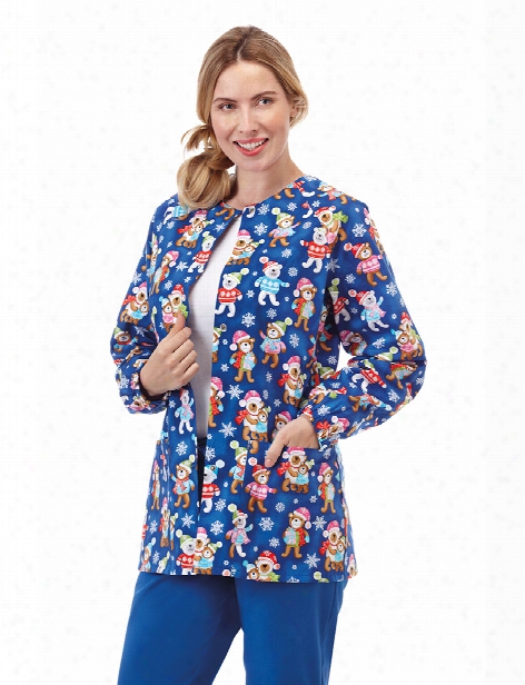 Bio Bearing Gifts Jacket - Print - Female - Women's Scrubs