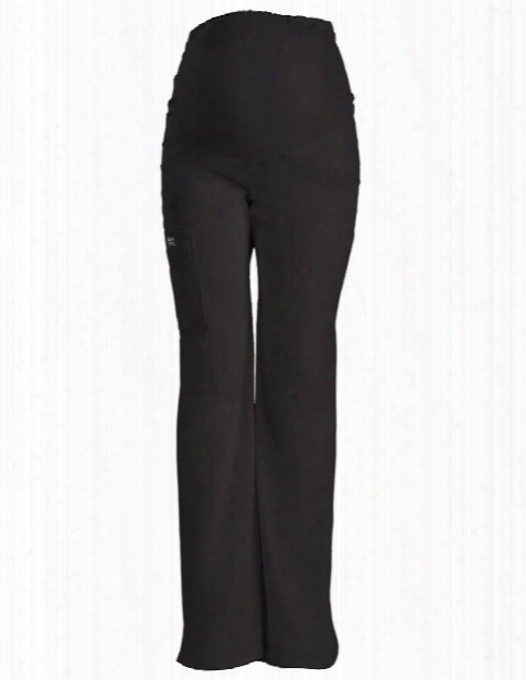 Cherokee Workwear Core Stretch Maternity Scrub Pant - Black - Female - Women's Scrubs