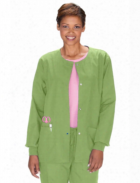 Cherokee Workwear Originals Warm-up Scrub Jacket - Aloe - Female - Women's Scrubs