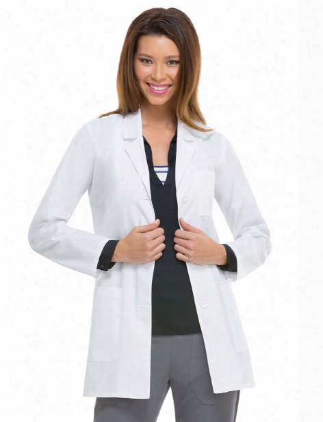 Dickies Eds 32" Lab Coat - White - Female - Women's Scrubs