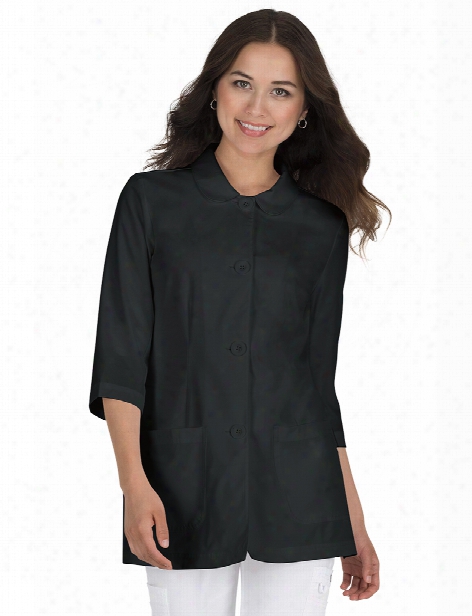 Koi Amber Lab Coat - Black - Female - Women's Scrubs