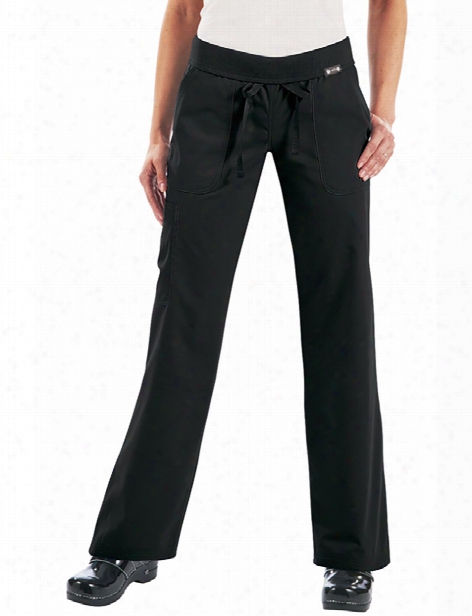 Koi Comfort Morgan Scrub Pant - Black - Female - Women's Scrubs