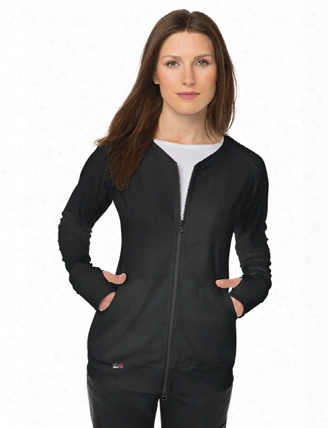 Koi Lite Clarity Jacket - Black - Female - Women's Scrubs