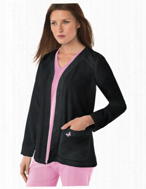 Koi Mariposa Lisa Jacket - Black - Female - Women's Scrubs