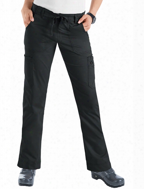 Koi Stretch Lindsey Scrub Pant - Black - Female - Women's Scrubs