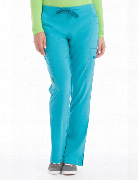 Med  Couture Activate Hi-definition Pant - Aquamarine - Female - Women's Scrubs