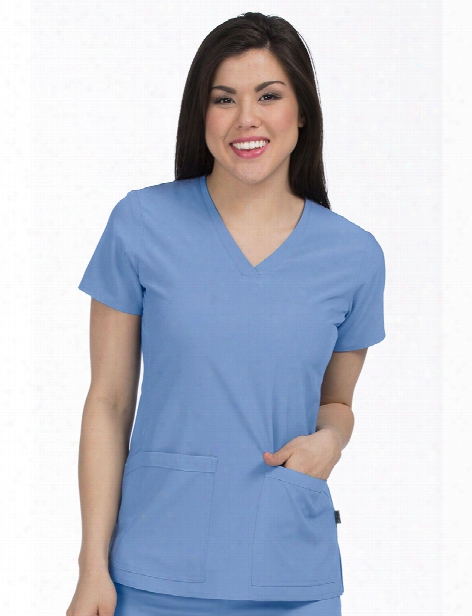 Med Couture Active Power Scrub Top - Ceil - Female - Women's Scrubs