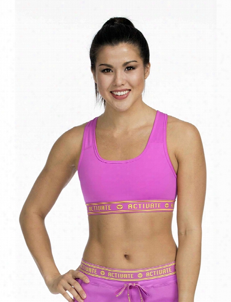 Med Couture Clearance Activate Energy Sports Bra - Mauve-a-lous - Unisex - Clearance