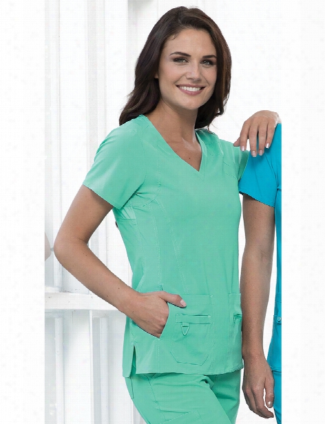 Med Couture Clearance Activate Refined Scrub Top - Sea Crystal - Unisex - Clearance