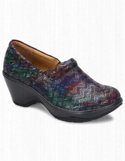 Nurse Mates Bryar Rainbow Chevron Shoe - Print - Female - Women's Scrubs