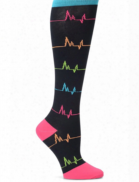 Nurse Mates Ekg Compression Trouser Socks - Female - Women's Scrubs