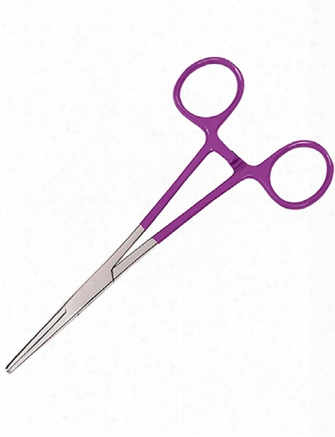 Prestige Medical 5.5 Inch Colormate Stainless Steel Kelly Forceps - Purple - Unisex - Medical Supplies