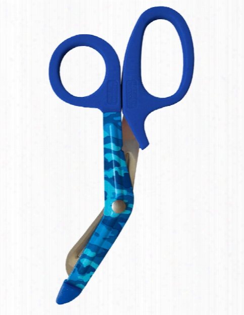 Prestige Medical 5.5 Inch Stylemate Utility Scissor - Blue Camo - Female - Women's Scrubs