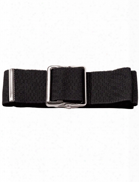 Prestige Medical Nylon Gait Belt With Metal Buckle - Black - Unisex - Medical Supplies