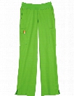 White Cross Allure Yoga Stretch Knit Waist Pant - Green Apple - female - Women's Scrubs