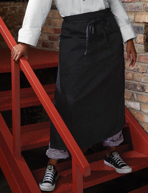 Uncommon Threads 2 Pocket Bistro Apron - Black - Unisex - Chefwear