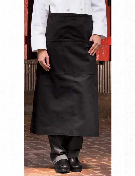 Uncommon Threads 3 Pocket Reversible Apron - Black - Unisex - Chefwear