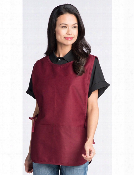 Uncommon Threads Extra Large Cobbler Apron - Burgundy - Unisex - Chefwear