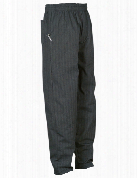 Uncommon Threads Yarn-dyed Baggy Chef Pant - Charcoal Grey - Unisex - Chefwear