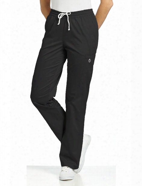 White Cross Allure Comfy Scrub Pant - Black - Female -  Women's Scrubs