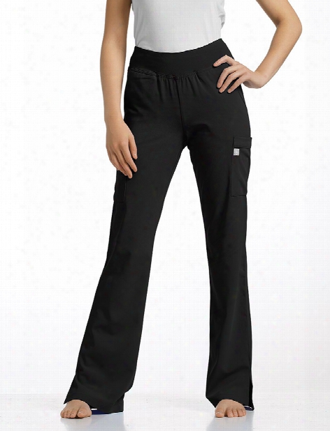 White Cross Marvella Yoga Pant - Black - Female - Women's Scrubs