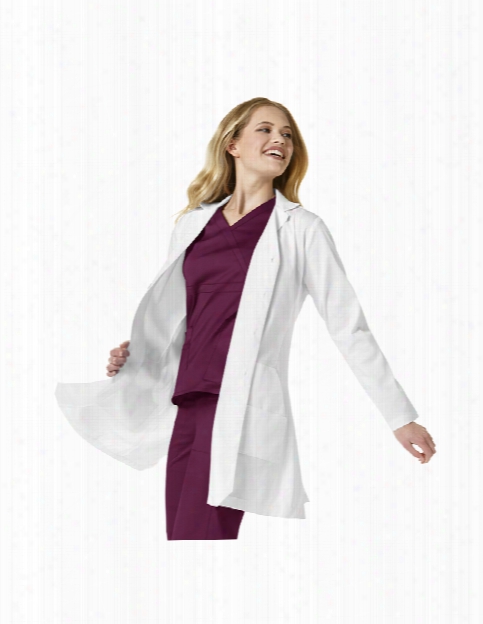 Wonderwink Next Fashion Lab Coat - White - Female - Women's Scrubs