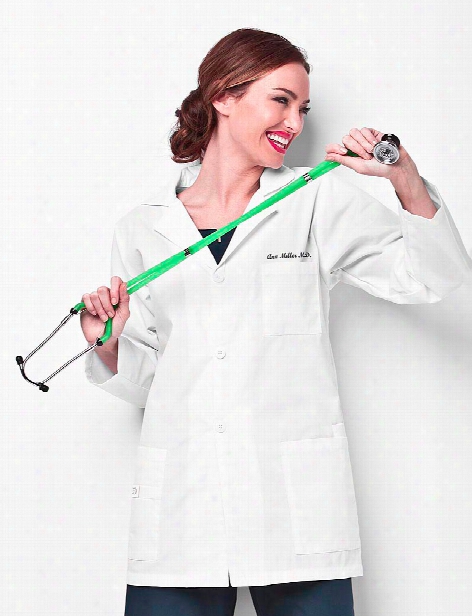 Wonderwink Origins Lab Coat - White - Female - Women's Scrubs