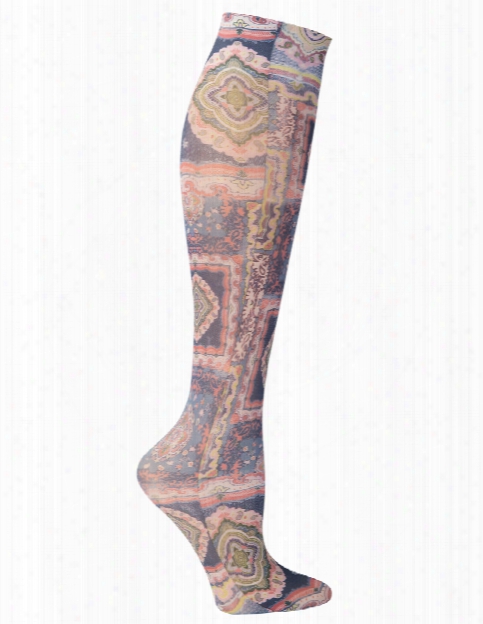 Celeste Stein Celeste Stein Pastel Marakesh Compression Knee High Socks - Female - Women's Scrubs