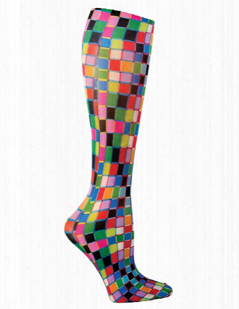 Celeste Stein New Pantone Chip Compression Knee High Socks - New Pantone Chip - Female - Women's Scrubs