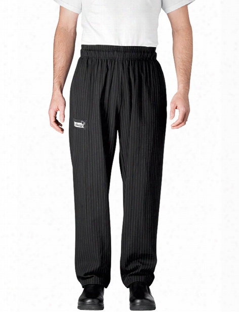 Chefwear Ultimate Chef Pants - Black-grey Pinstripe - Unisex - Chefwear