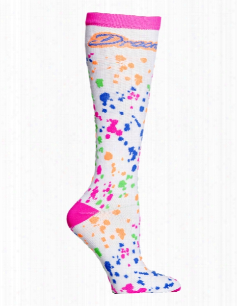 Cherokee Cherokee Splatter Around Compression Knee High Socks - Female - Women's Scrubs